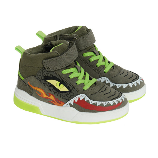 Високи обувки, цвят: Каки