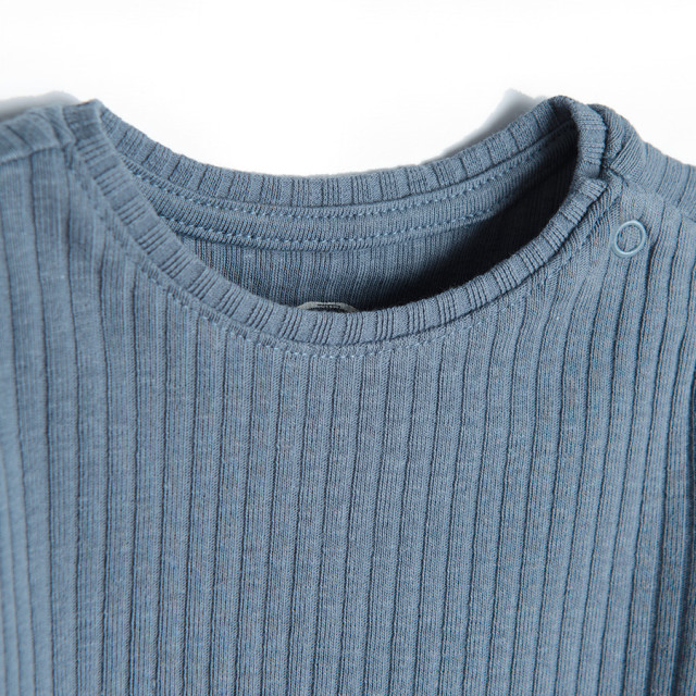 Тениска с дълъг ръкав, цвят: Тъмно син