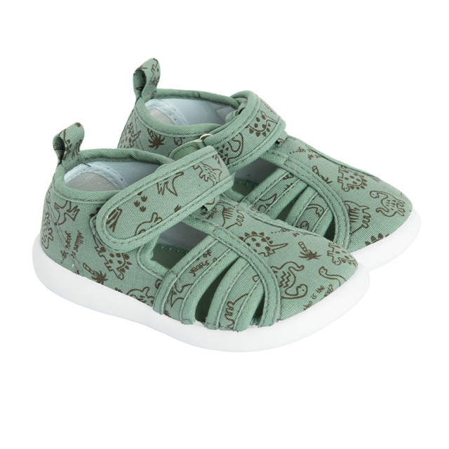 Пантофи, цвят: Зелен