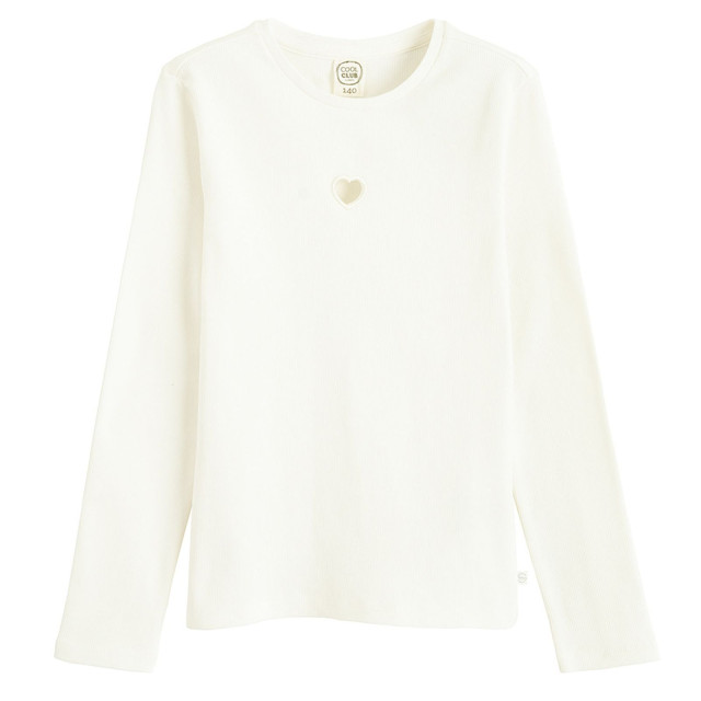 Тениска с дълъг ръкав, цвят: Бял