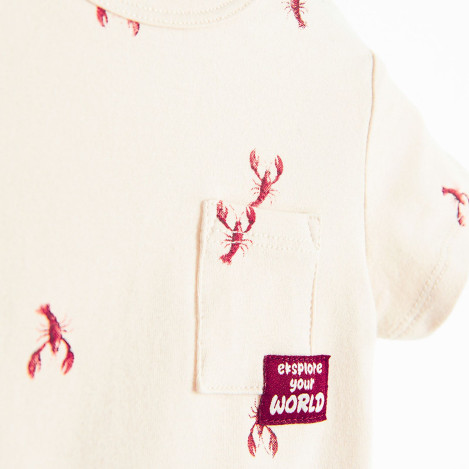 Боди с къс ръкав 2бр., цвят: Микс