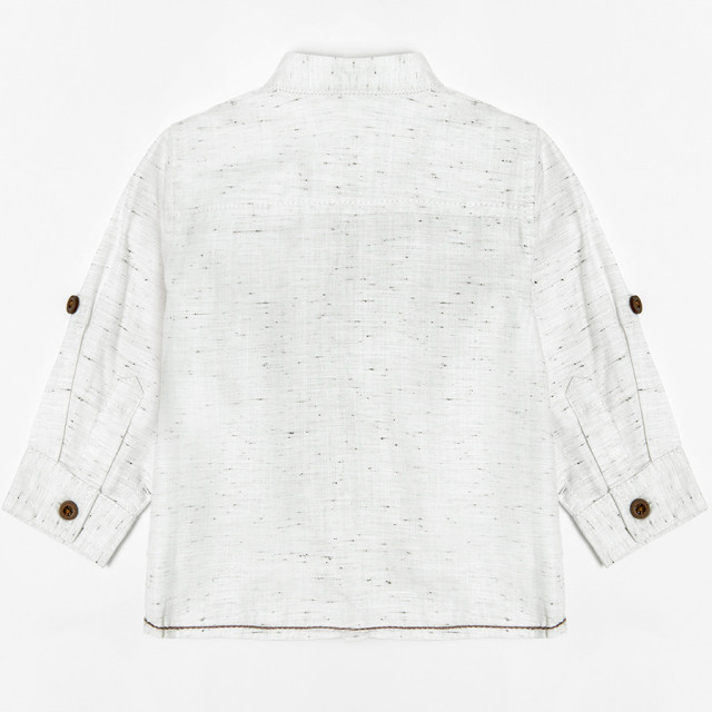 Риза с дълъг ръкав, цвят: Бял