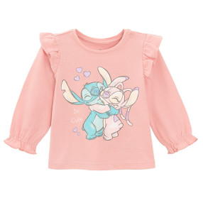 Блуза с дълъг ръкав LILO & STITCH, цвят: Розов