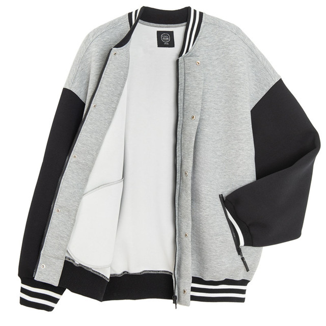 Яке, цвят: Сив меланж