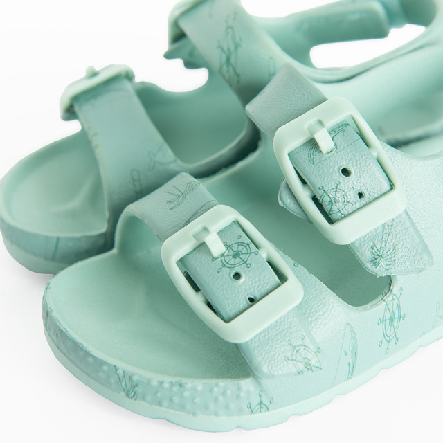 Сандали, цвят: Зелен