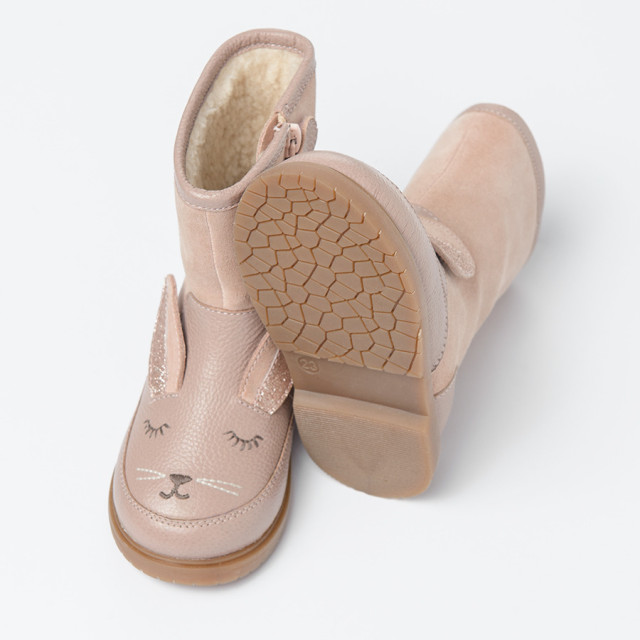 Ботуши, цвят: Светло розов