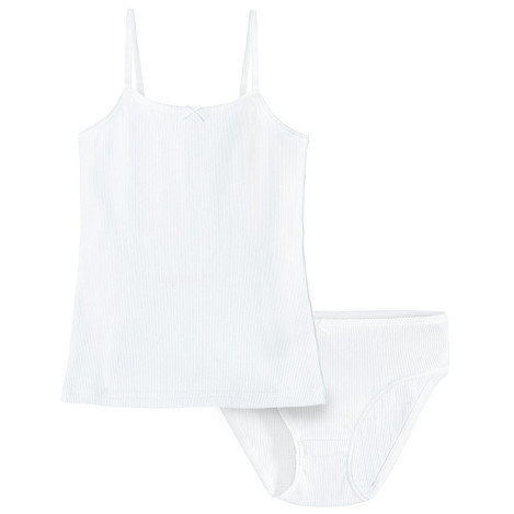 Комплект бельо, цвят: Бял