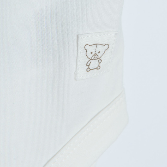 Боди с къс ръкав, цвят: Бял