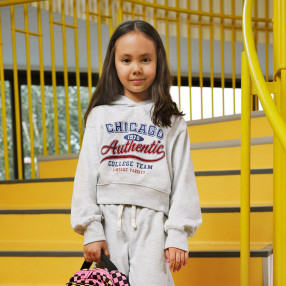 Блуза с дълъг ръкав, цвят: Сив