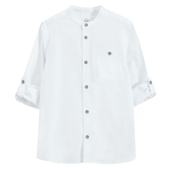 Риза с дълъг ръкав, цвят: Бял