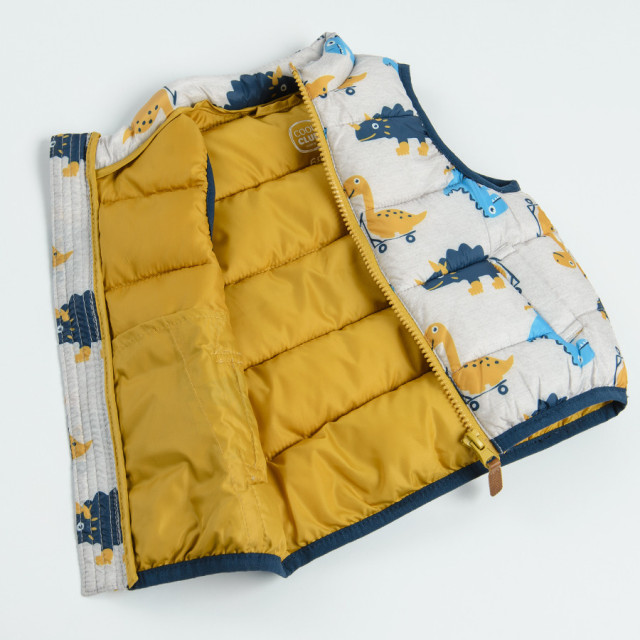 Елек, цвят: Сив меланж