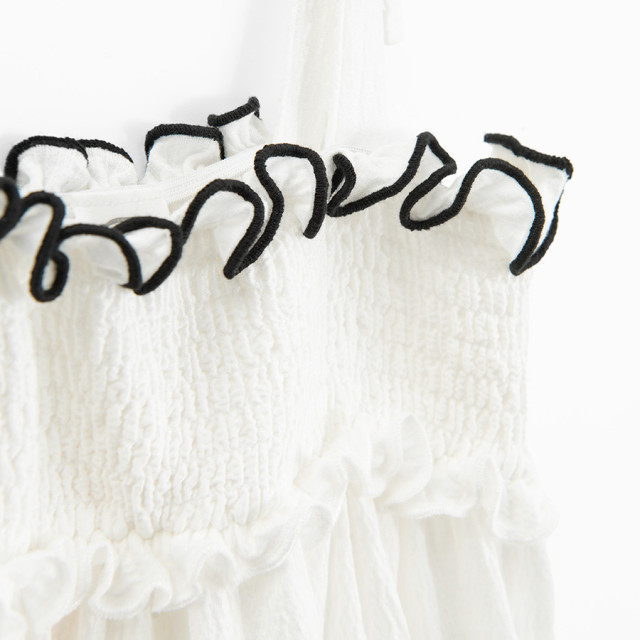 Блуза без ръкави, цвят: Бял