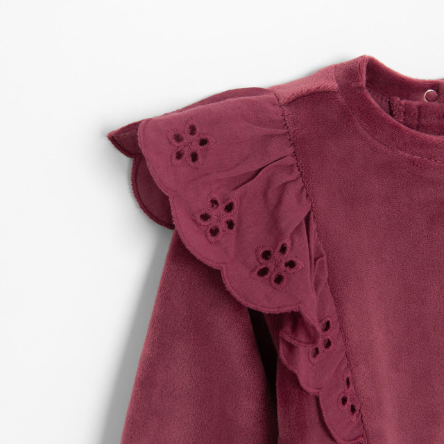 Комплект, цвят: Червен