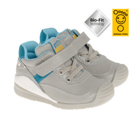 Високи обувки, цвят: Сив