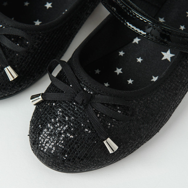 Балеринки, цвят: Черен