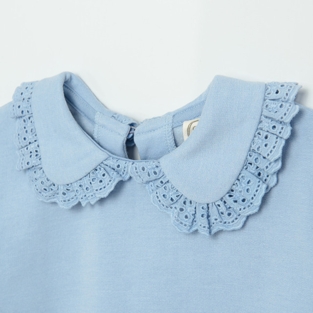 Блуза с дълъг ръкав, цвят: Син