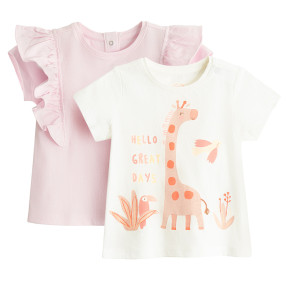 Блуза с къс ръкав 2бр., цвят: Микс