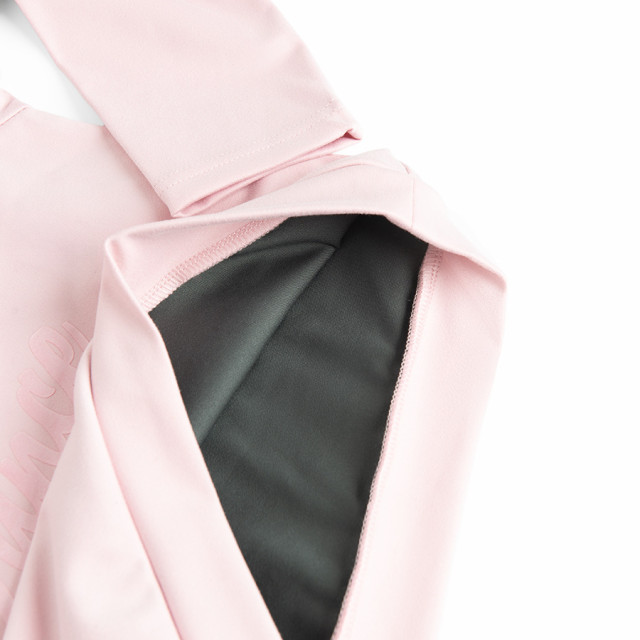 Блуза с дълъг ръкав, цвят: Розов