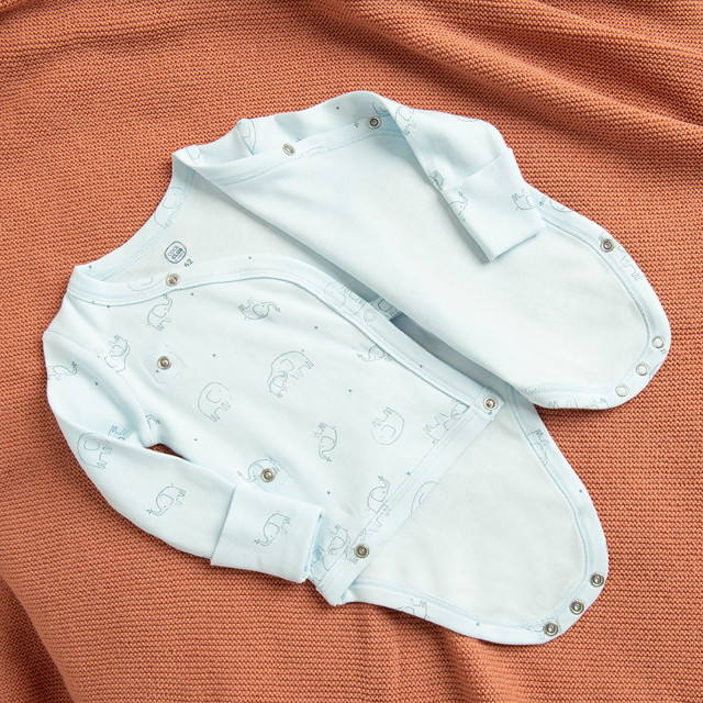 Боди с дълъг ръкав 2бр., цвят: Микс