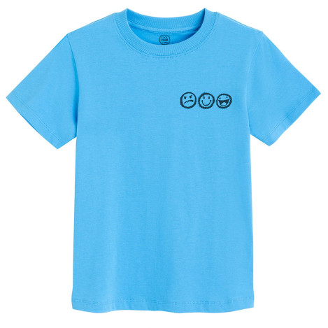 Тениска с къс ръкав, цвят: Син
