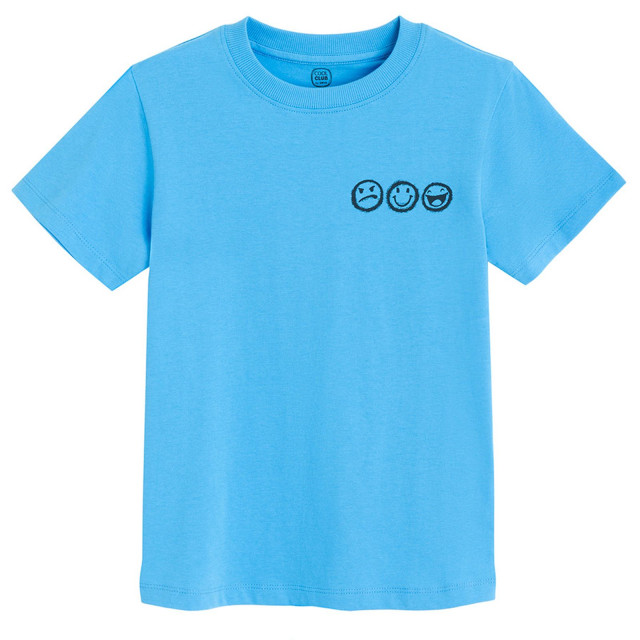 Тениска с къс ръкав, цвят: Син