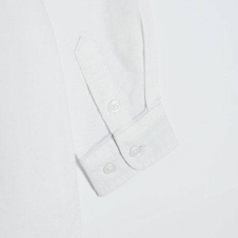 Риза с дълъг ръкав, цвят: Бял