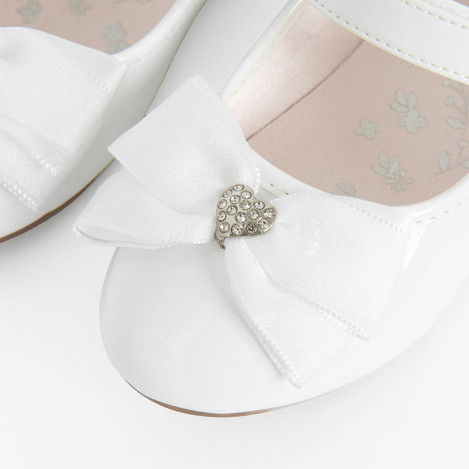 Балеринки, цвят: Бял