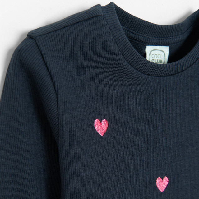 Тениска с дълъг ръкав, цвят: Син