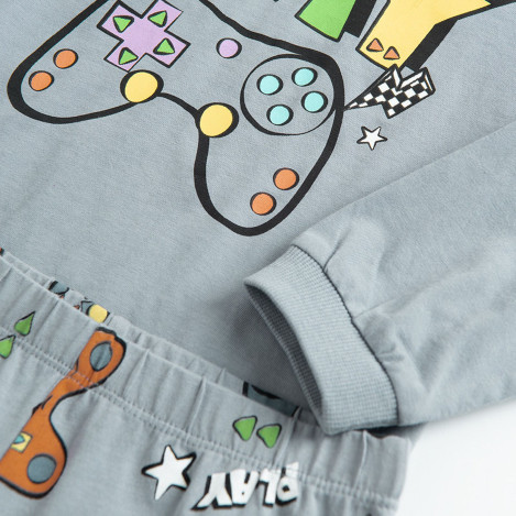 Пижама, цвят: Сив