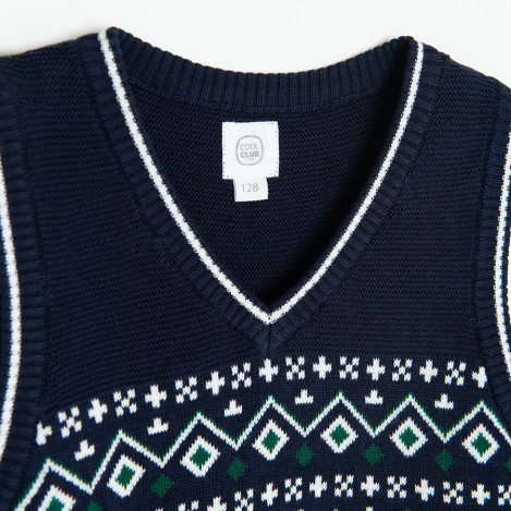 Елек, цвят: Морско син