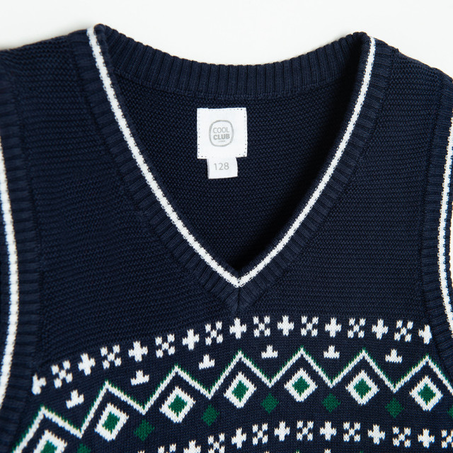 Елек, цвят: Морско син