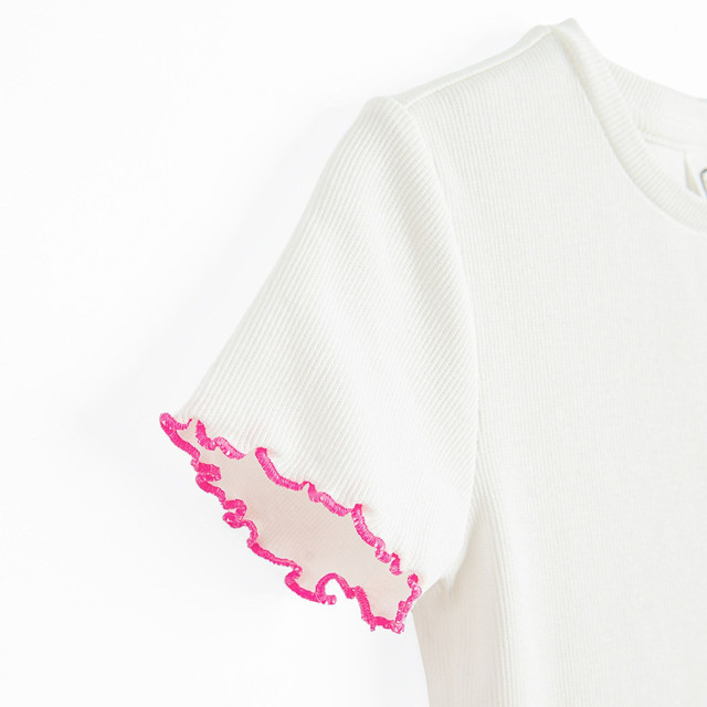 Рокля с къс ръкав, цвят: Розов