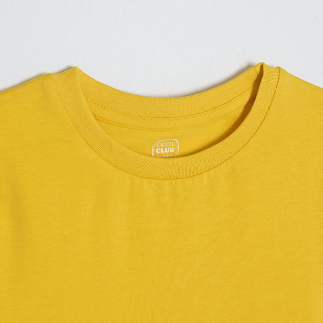 Тениска с къс ръкав, цвят: Жълт