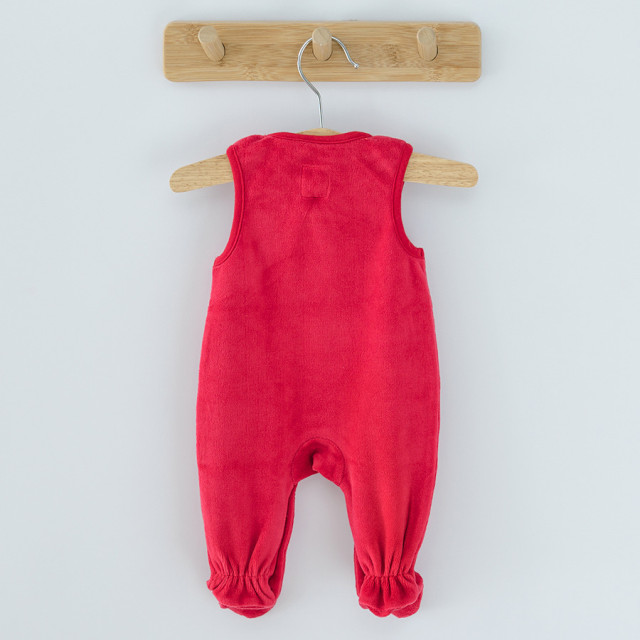 Боди с дълъг ръкав, цвят: Червен