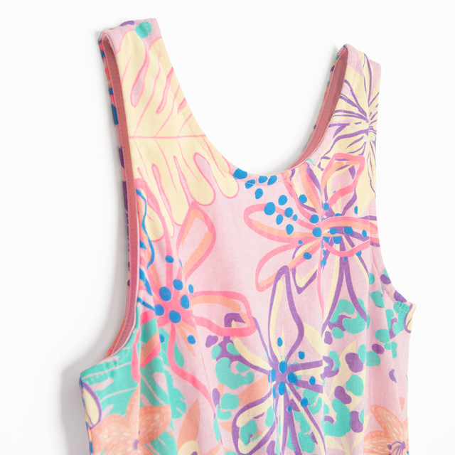 Рокля без ръкав, цвят: Микс