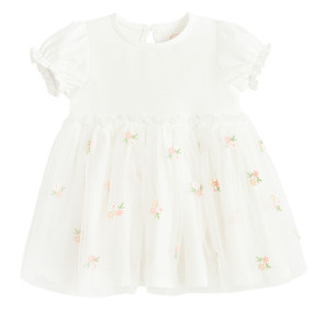 Боди с къс ръкав, цвят: Бял