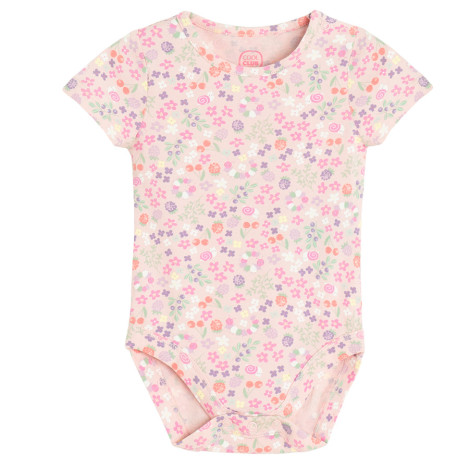 Боди с къс ръкав 2бр., цвят: Микс