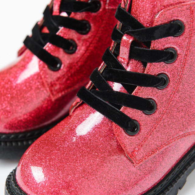 Високи обувки, цвят: Тъмно цикламен