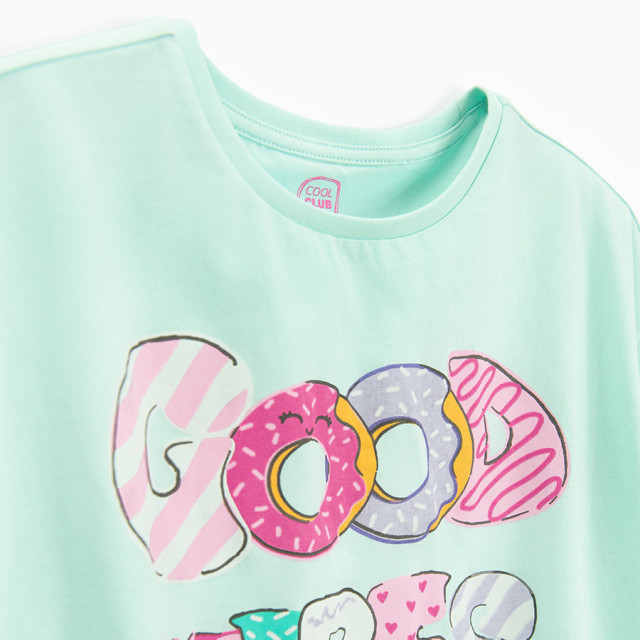 Пижама, цвят: Тюркоазен