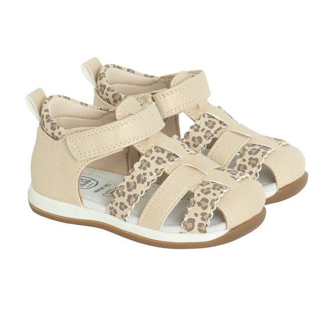 Сандали, цвят: Кремав