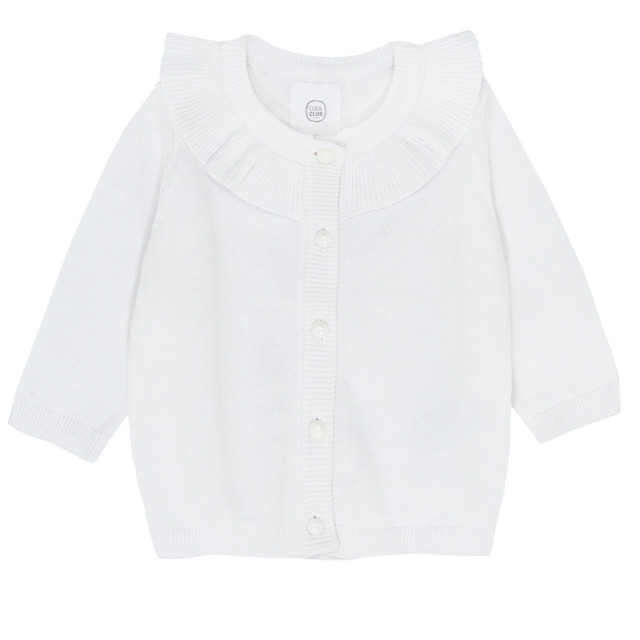 Жилетка, цвят: Бял