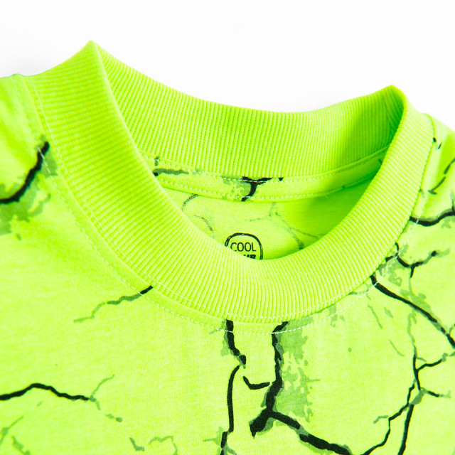 Тениска с къс ръкав, цвят: Лайм