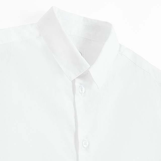 Риза с дълъг ръкав, цвят: Бял