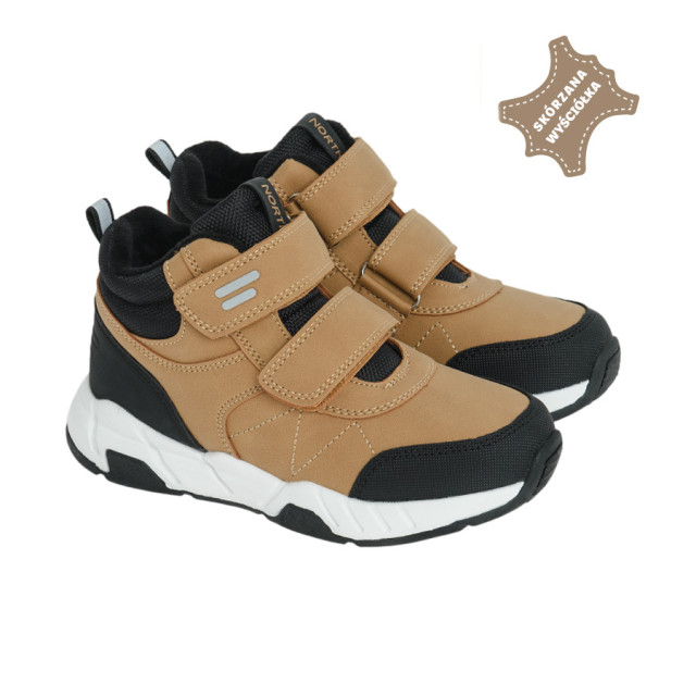 Високи обувки, цвят: Светло кафяв