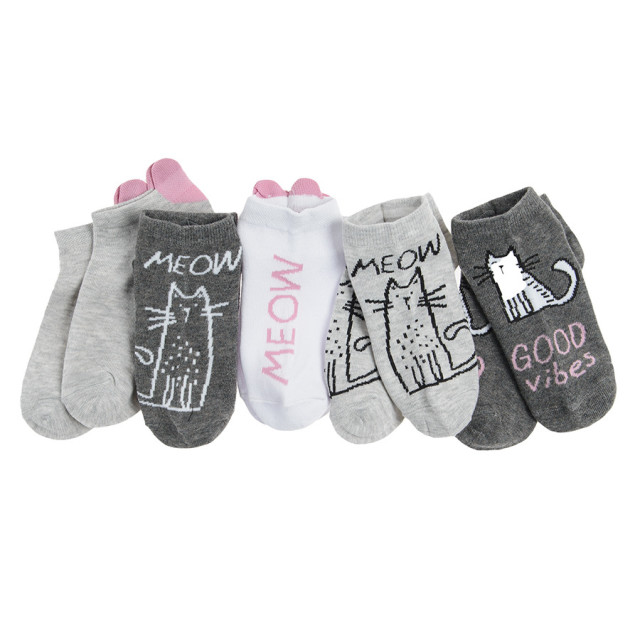 Къси чорапи 5бр., цвят: Микс