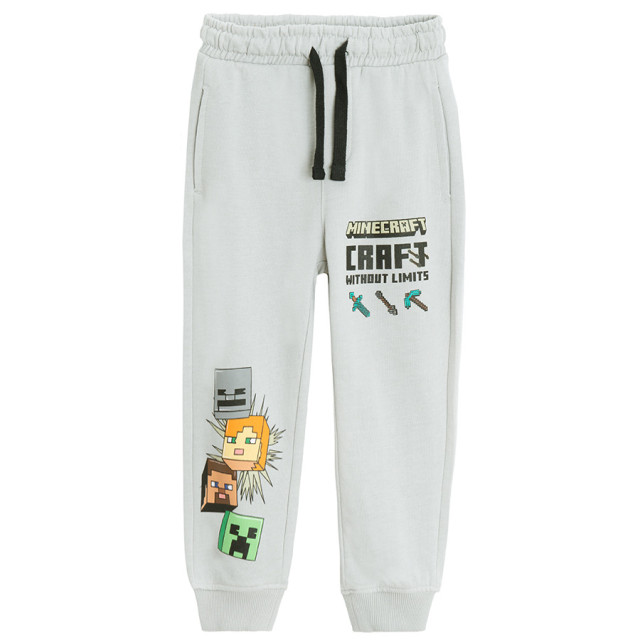 Спортен панталон MINECRAFT, цвят: Зелен меланж