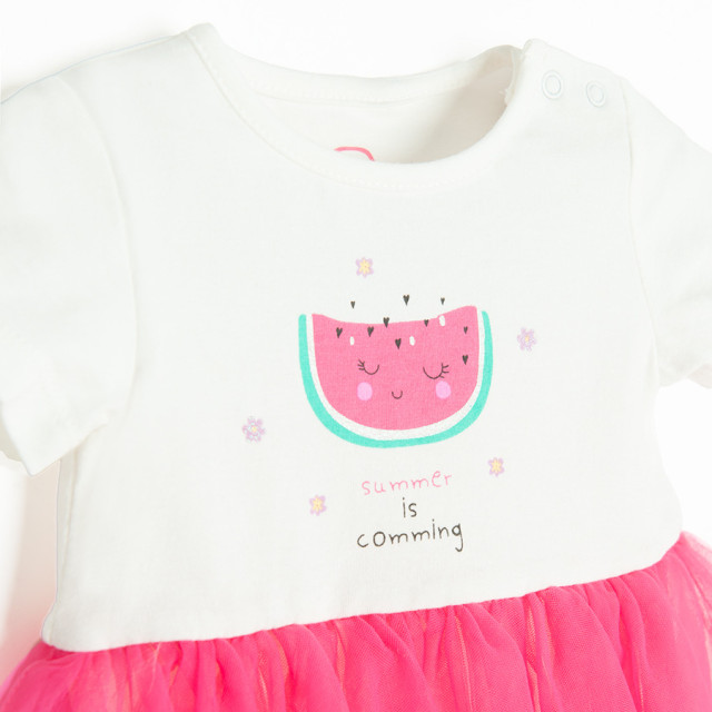 Боди с къс ръкав, цвят: Светло бежово