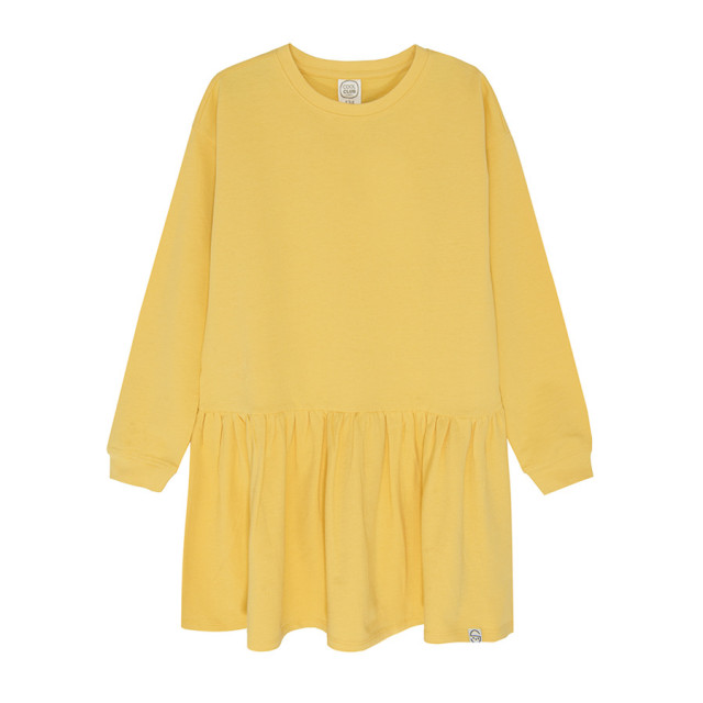 Рокля с дълъг ръкав, цвят: Жълт