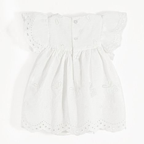 Боди с къс ръкав, цвят: Бял