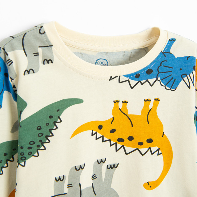 Пижама, цвят: Светло бежово